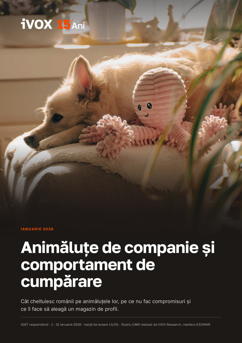 Coperta raportului Animăluțe de companie și comportament de cumpărare