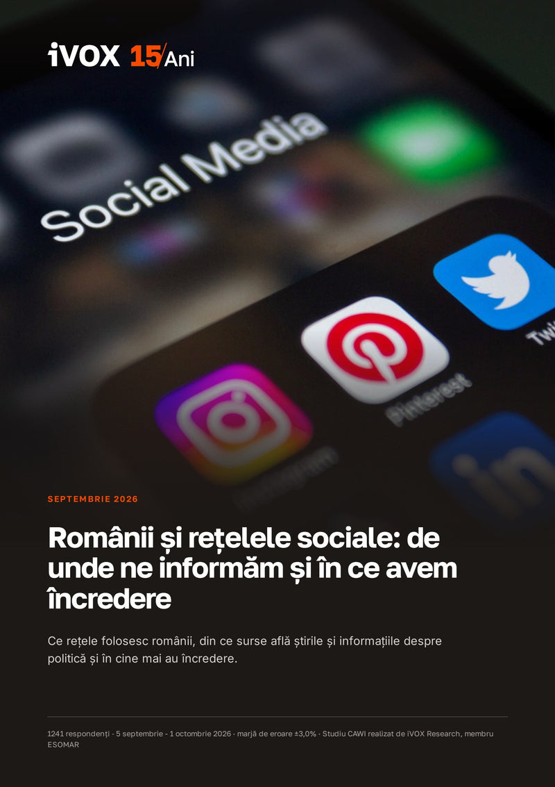 Coperta raportului Românii și rețelele sociale